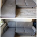 Czyszczenie szarego narożnika