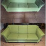 Zielona sofa po praniu